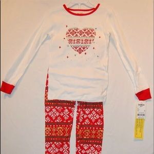 OshKosh girls pajama set size 6